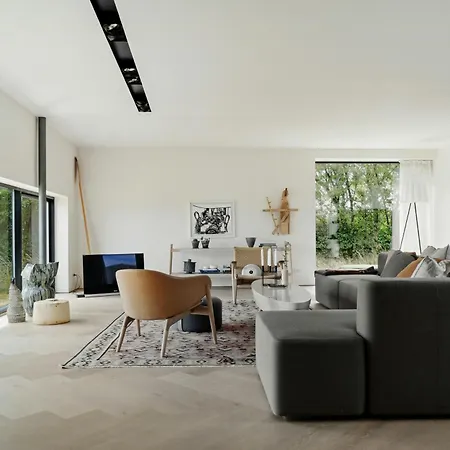 Дом отдыха Architectural Simplicity With Vast Views Malling